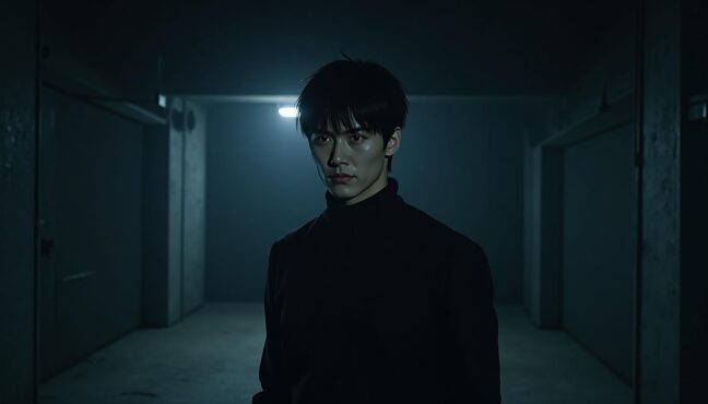 ฉากตึงเครียดจากซีรีส์ The Manipulated EP 7 ที่แสดงให้เห็น Tae-joong กำลังตัดสินใจสู้กลับ