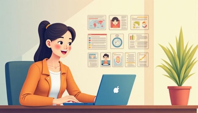 นักศึกษากำลังสอนพิเศษออนไลน์ผ่านแพลตฟอร์ม