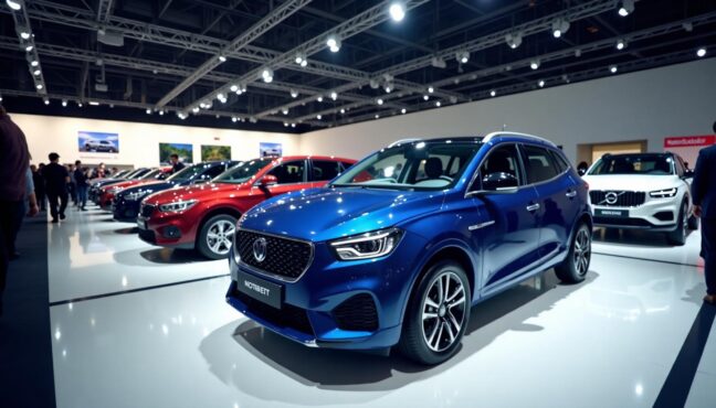 รถยนต์ใหม่หลายรุ่นจัดแสดงในงานมอเตอร์โชว์