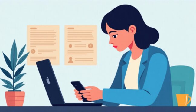 လူငယ်တစ်ယောက် ဖုန်းပေါ်တွင် လုံခြုံရေးဆက်တင်များကို စစ်ဆေးနေပုံ