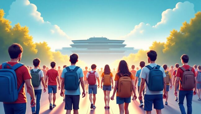 幕張メッセに向かう音楽ファンのワクワクした様子