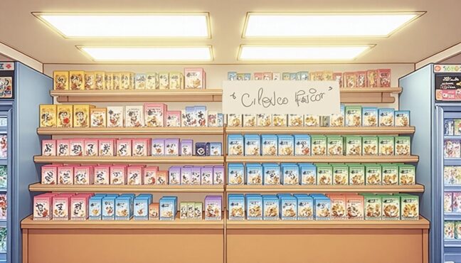 ローソンコラボのお菓子とクリアファイル