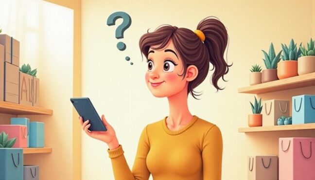 米価格高騰について考える若い女性