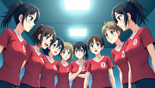 フットサル女子日本代表チームが試合前の円陣を組んでいる様子