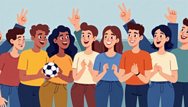 デフリンピックを楽しむ観客たちの様子