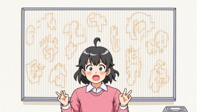 狩野英孝がまどかマギカを驚きながら視聴するコミカルなイメージ