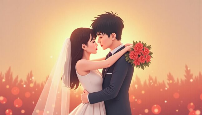 김우빈과 신민아의 따뜻한 포옹 장면