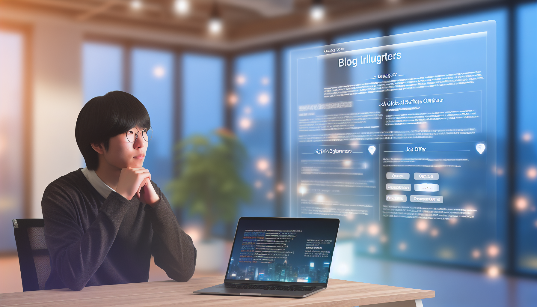 해외 취업을 고민하는 젊은 한국 엔지니어