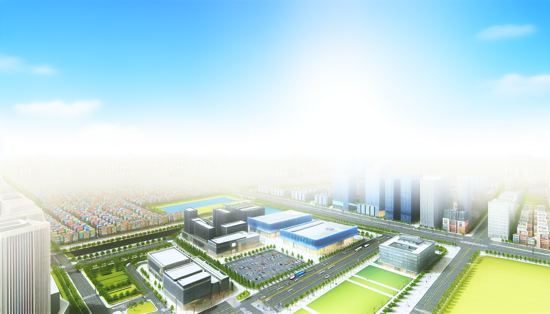 신도시 발전 전망 비교 - 주거, 상업, 교통 인프라 종합 이미지