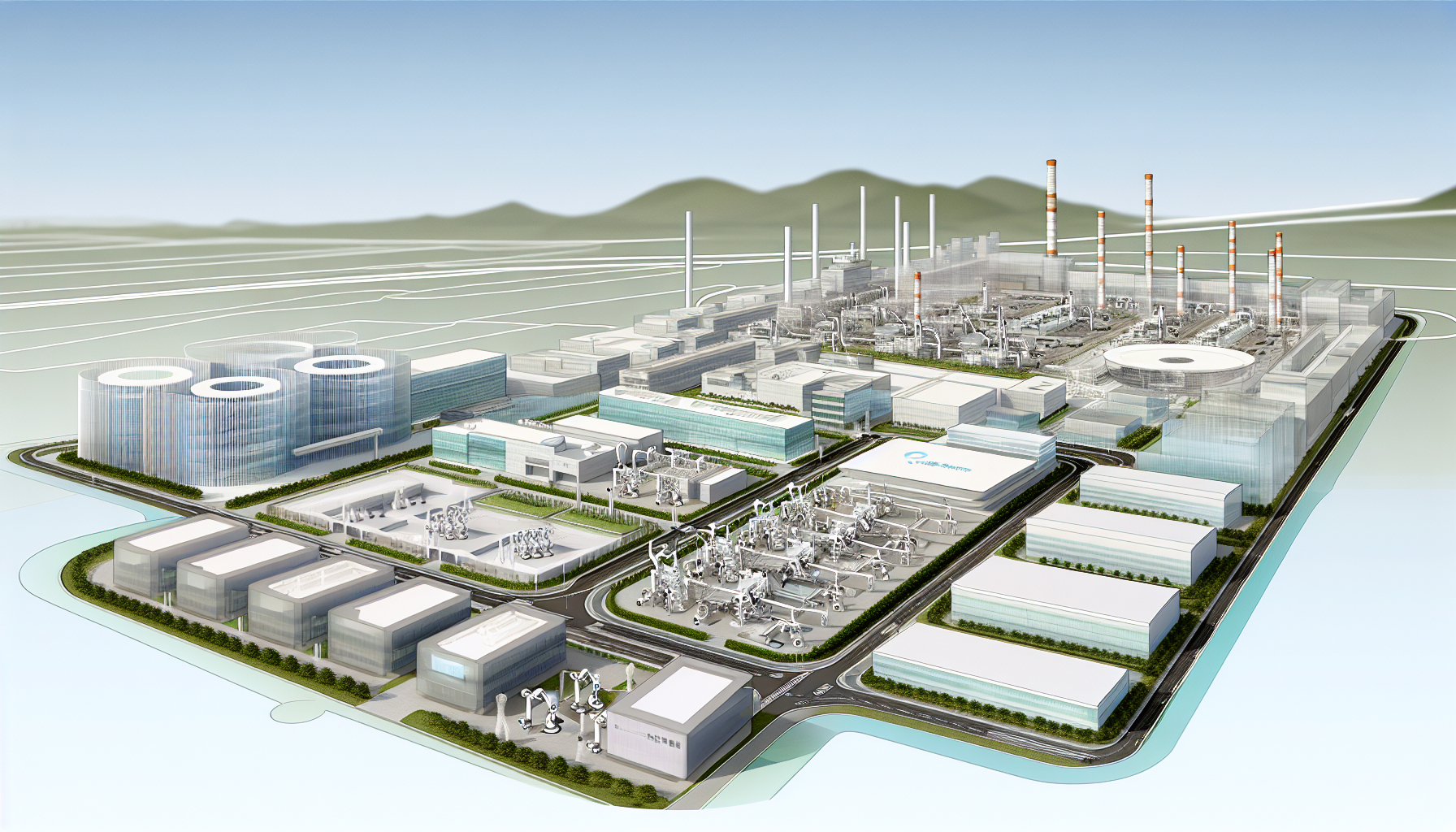 첨단 산업단지 발전 모습 - 의료, 바이오, 스마트기술 융합 단지