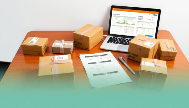 해외직구 패키지와 통관 서류