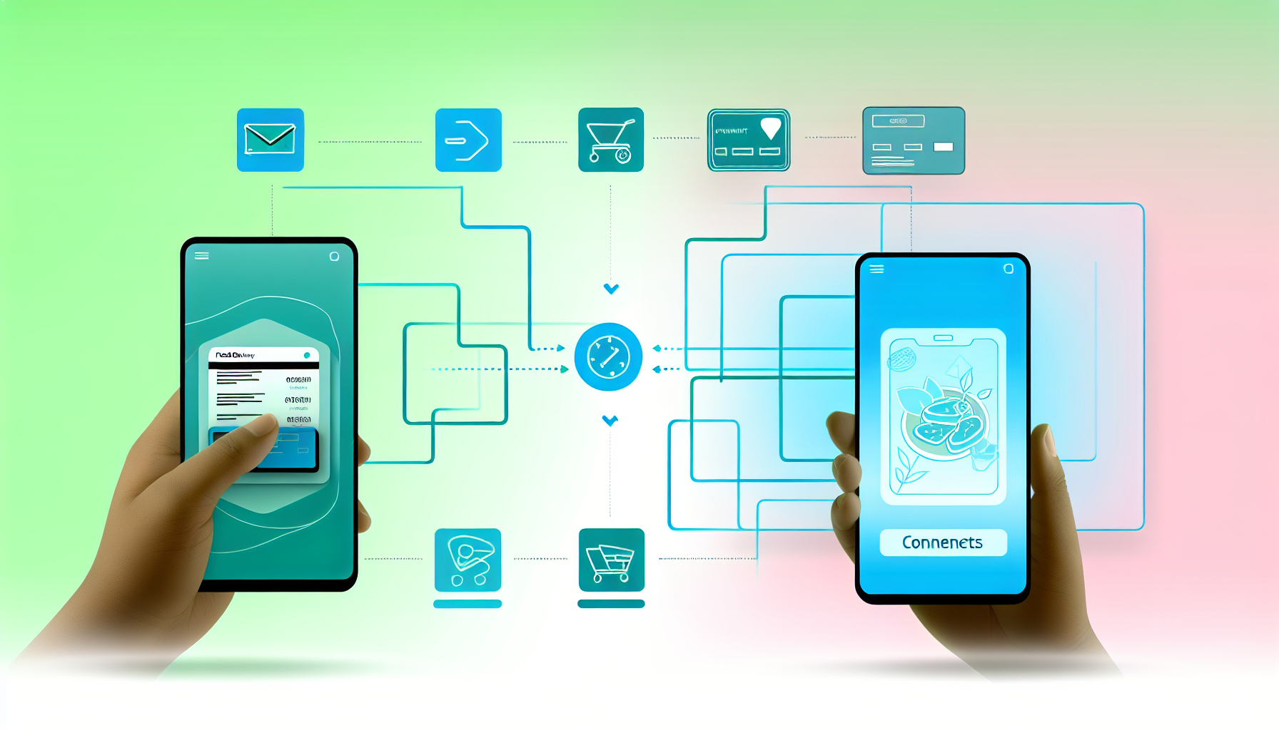ภาพตัวอย่างการเชื่อมต่อแอป LINE MAN กับเป๋าตัง