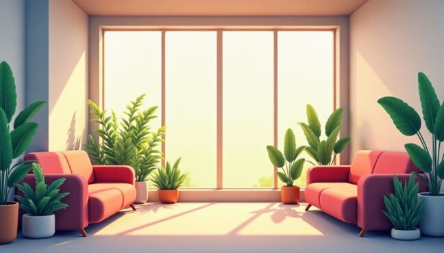 พื้นที่ส่วนกลางใน co-living space ที่ออกแบบสำหรับคนโสด