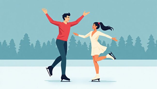 りくりゅうペアが優勝瞬間に喜びを爆発させる感動的なシーン