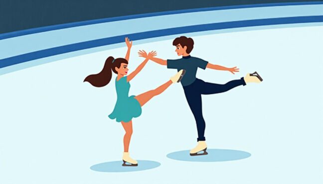 三浦璃来と木原龍一の息の合った華麗なペア演技