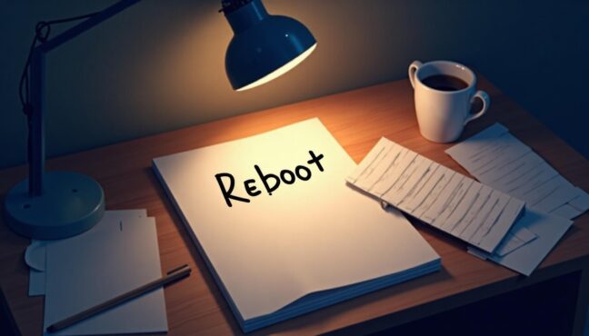 3年の構想を経て生まれた脚本リブートの創作過程をイメージ