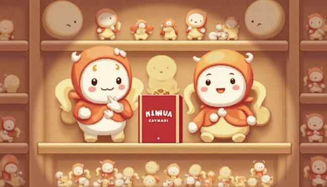 천사와 악마 테마의 가나디 한정판 굿즈