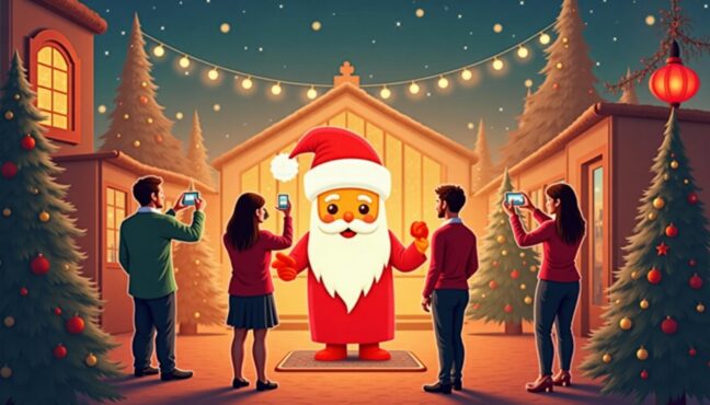 크리스마스 감성 가나디 포토존