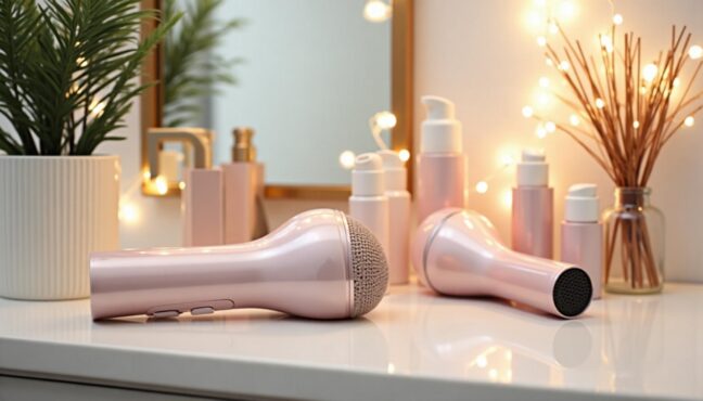 Luxury beauty products on display during extended holiday sales