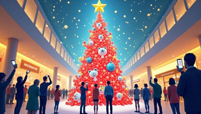 ต้นคริสต์มาส Art Toys ขนาดใหญ่ที่ CentralWorld